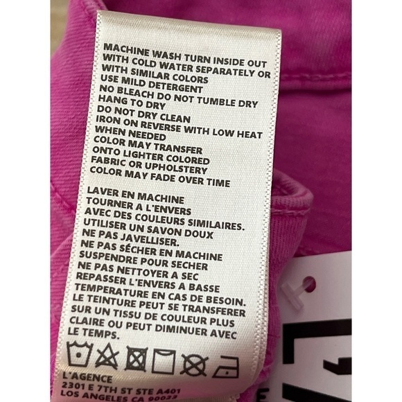 NWT L'AGENCE Margot Jean Posey 27 - Picture 7 of 8